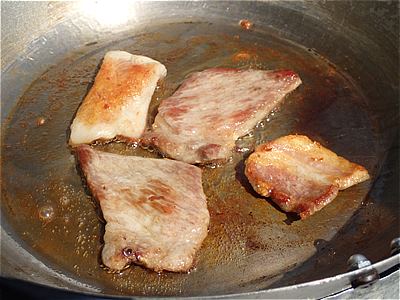 チタンクッカーで普通に肉が焼ける