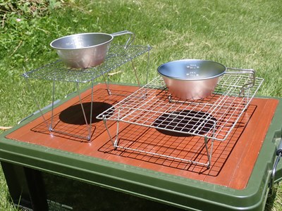 セリア スタンド付き焼き網250