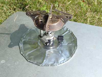 シングルバーナーのガス取り付け口の型取り