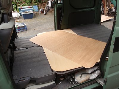 サンバーディアス クラシック Kv3 を車中泊仕様へ改造