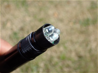 ミニマグライト用LED球が旧式なので光量はありません