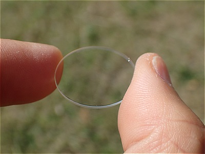 ミニマグライト用のミネラルガラスレンズ