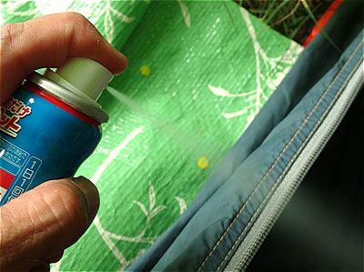 キャンプで活躍ワンプッシュの虫除け