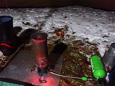 自作のヒーターアタッチメント