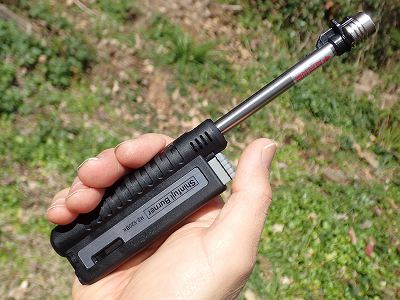 雪中キャンプでは新富士バーナーのライターが便利